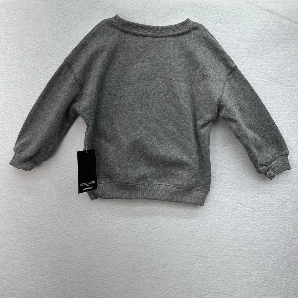 Kids Unisex Rolling Stones Christmas Size 4T NWT Soft Inside Gray Christmas